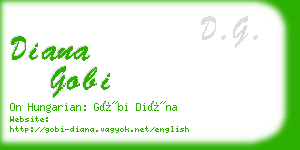 diana gobi business card